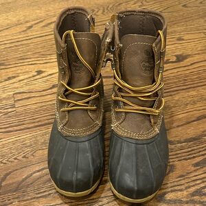 Kids Brown Georgia Boots
